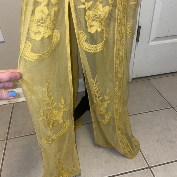 NWOT Lace floor length (under) shorts romper - Picture 4 of 6